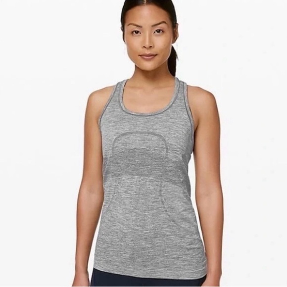 lululemon athletica Tops - Lululemon Athletica Gray Swiftly Tank Top